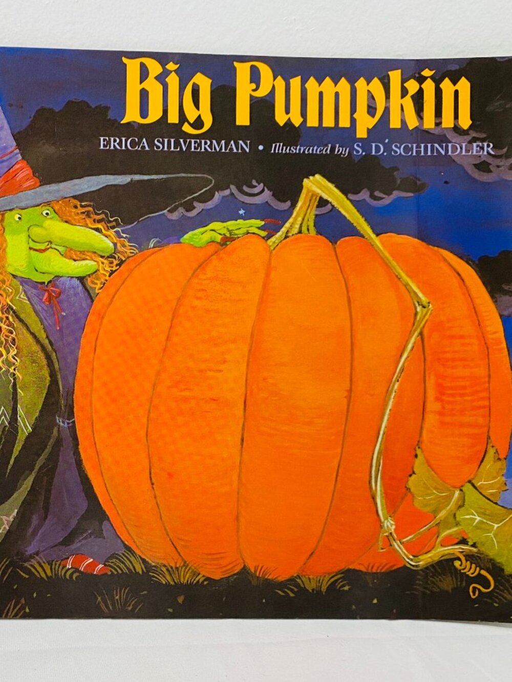 "BIG PUMPKIN" Erica Silverman Aladdin SC Book + Scholastic Cassette Sealed